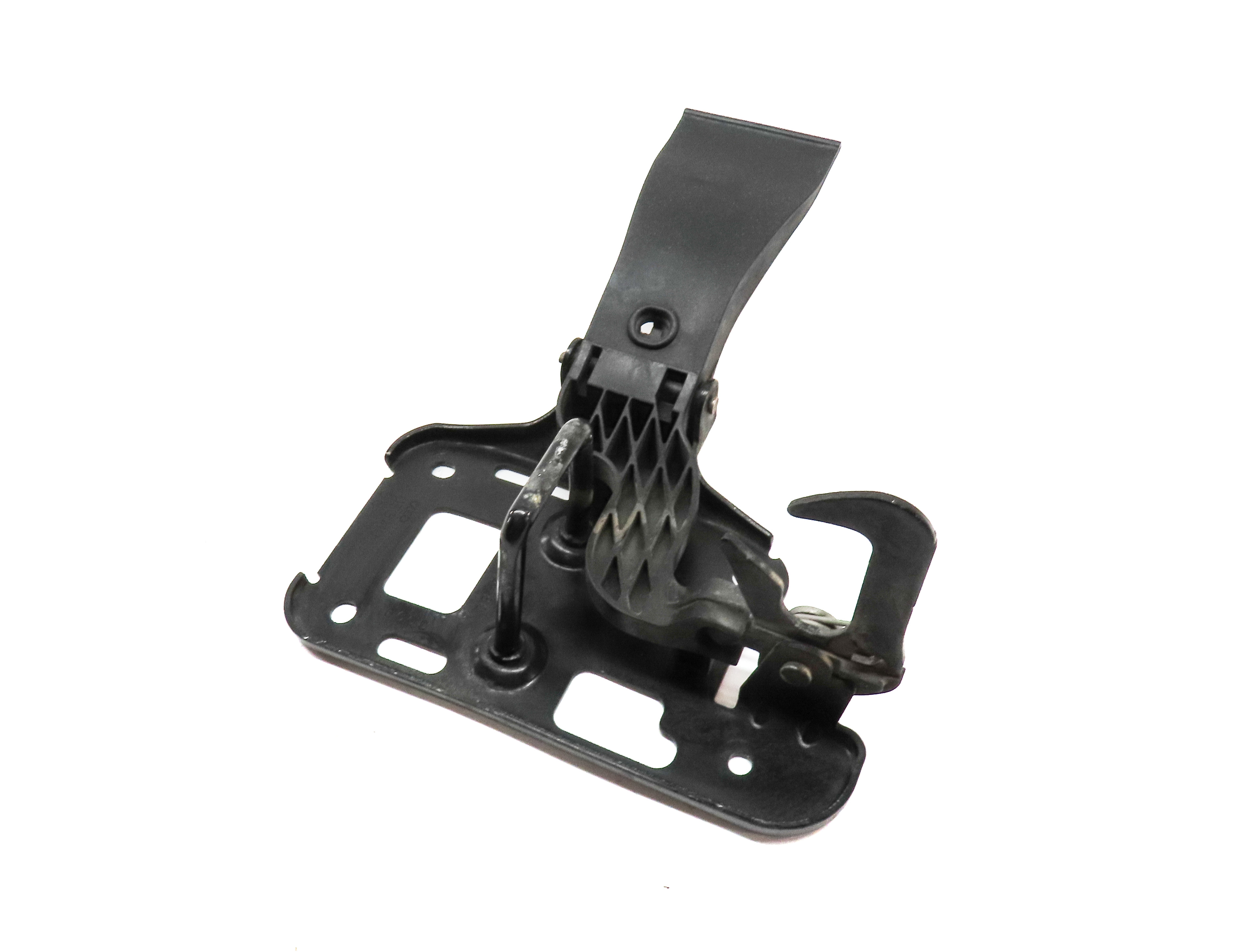 2010 AUDI S4 (B8 8K) HOOD SAFETY CATCH HOOK w/ RELEASE LEVER ASSEMBLY — exact item pictured